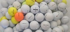 3 DZ TAYLORMADE DISTANCE USED GOLF BALLS, NEAR MINT, HAND WASHED, MULTI-COLORED