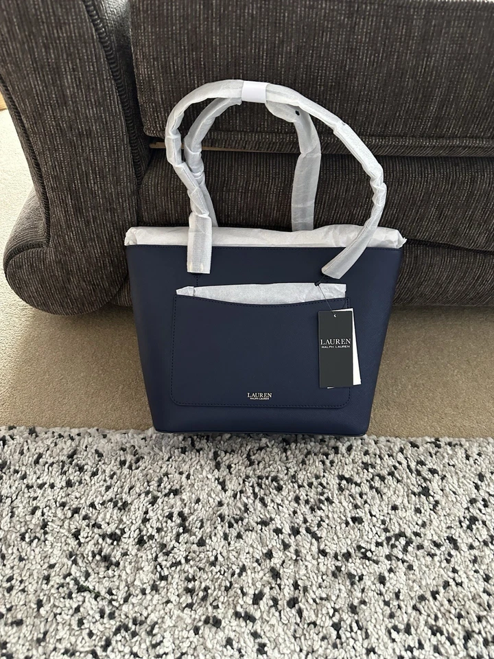 Lauren By Ralph Lauren Med Karly Shopper Leather Tote In 3 Colours BNWT rrp £249 - Image 4 of 4