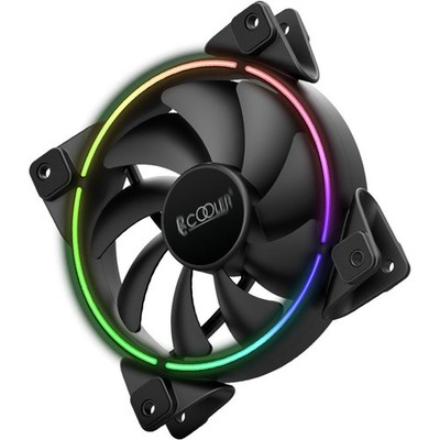 PCCOOLER FRGB Lüfter - bis zu 2000 U/min und 72 CFM - steuerbare RGB LEDs