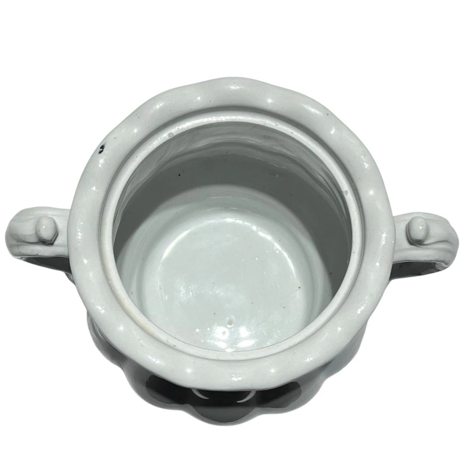 Taylor Brothers “Wheat & Clover” White Ironstone Sugar Bowl – c.1860 - Image 4 of 4