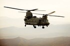 Royal Air Force Chinook Helicopter Over Afghanistan Photograph Photo Print