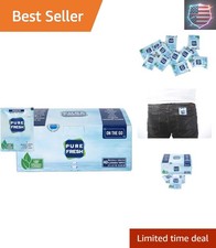 PureFresh Wet Wipes Flushable Individually Wrapped for Travel 40 Singles