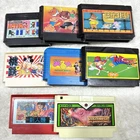 Famicom Nintendo NES Retro Game Lot 8 Cartridges Spelunker Elevator Action Babel