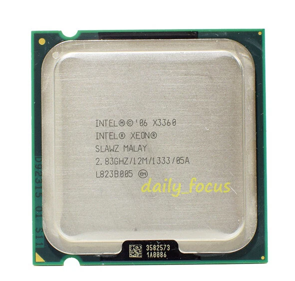 Intel Xeon X3210 X3220 X3230 X3320 X3330 X3350 X3360 X3370 LGA775 CPU Processor - Image 4 of 4
