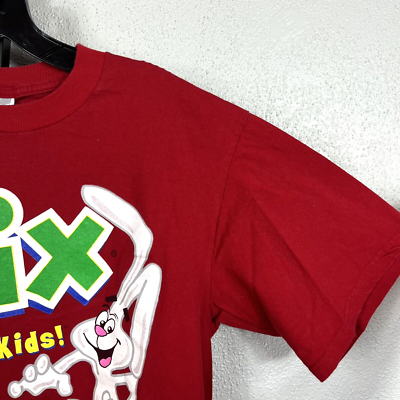 Vintage 90's Trix Are For Kids Cereal Promo T Shirt Red Size Large