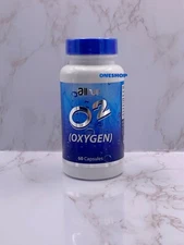 Oxygen O2 Promotes Stabilized Healthy Cell Energy 60 Capsules Calcium Pills 