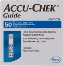 50 Strisce Reattive ACCU CHEK Guide ROCHE x Glicemia sc.04/27 - 2 conf. da 25 pz