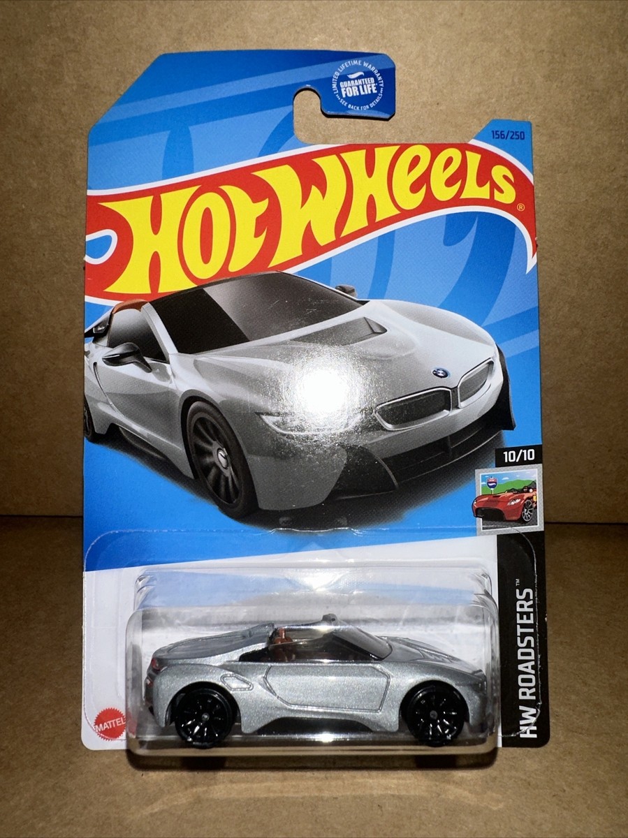 Hot Wheels BMW i8 Roadster Ionic Silver #156 - 2023 HW