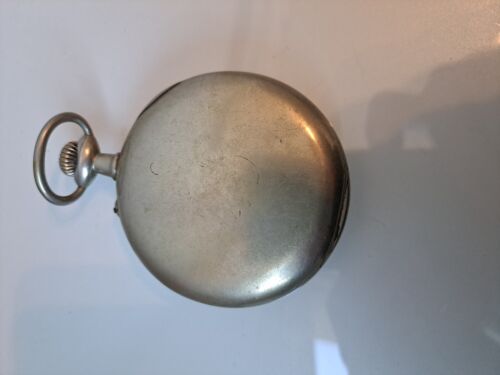 erotische Uhr / bewegliches Zifferblatt , alte , große Taschenuhr Doxa , Geschah - Bild 4 von 9
