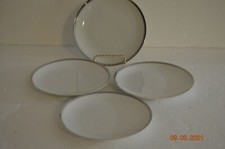 Lot of 4 FUKAGAWA ARITA Platinum Rim 900P Bread Butter / Dessert Plates 6 3/8"