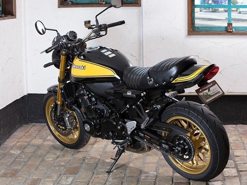 KAWASAKI Z900RS Z900RS CAFE Seat Waterproof Black Leather Doremi
