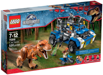 Lego T. rex Tracker 75918 Jurassic World Minifigure Building Set