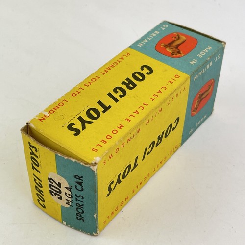 Boxed Corgi Toys 302 MGA Sports Car Red - Picture 13 of 22