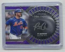 2023 Topps Five Star Pete Alonso Silver Autograph Auto #02/25 Mets