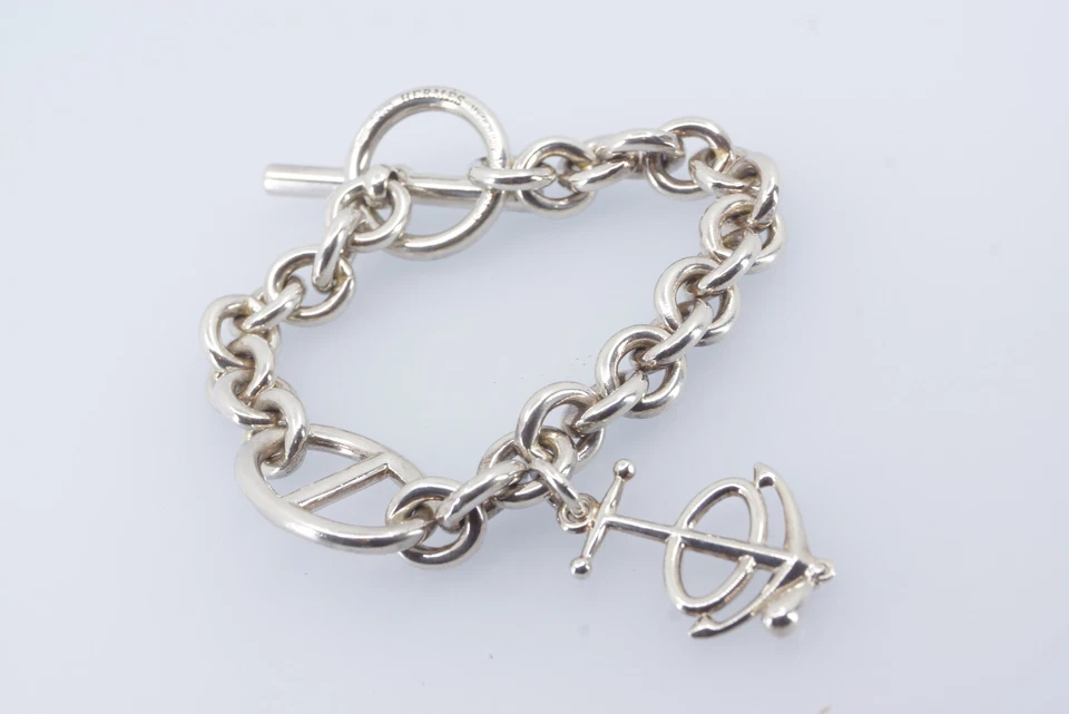 Pulsera Hermes - Chaine d'Ancre Anchor Charm - Grande - Juego completo Foto 3 de 4