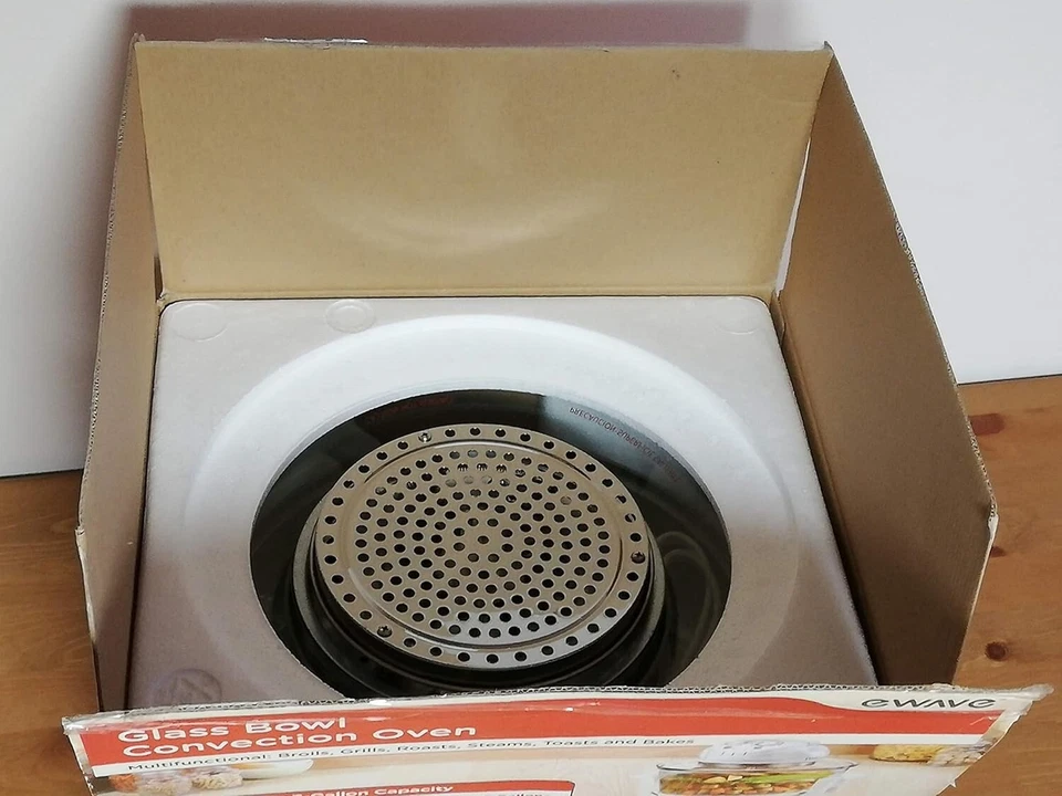 EWave Turbo Glass Bowl Convection Oven White EWGCO1W - Image 2 of 2