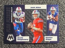2020 Mosaic Football Buffalo Bills Flea Flicker Josh Allen/Diggs/Singletary