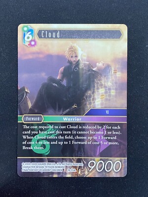 Cloud (19-114L) From Nightmares OPUS XIX Final Fantasy TCG