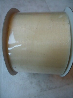 Berwick Woven Transparent Eggshell Misty Sheer Ribbon 2 ½  X 25 Yds.