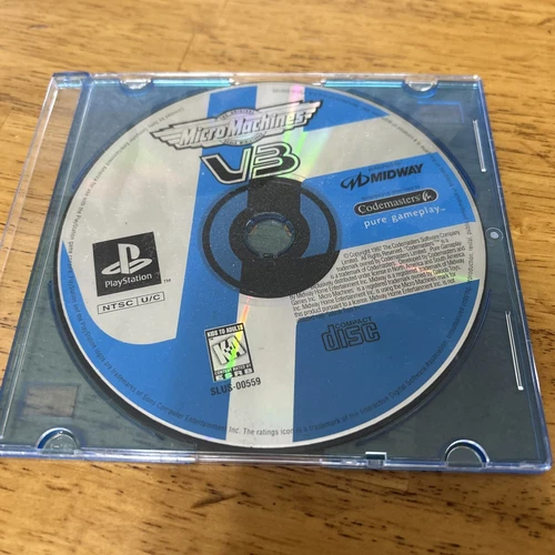 Vintage PlayStation 1 game PS1 - Micro Machines V3 -Tested & working!