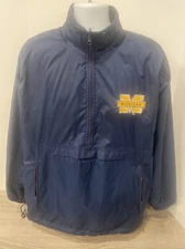 Vintage Champion Reversible University Of  Michigan Wolverines Coat Mens Medium
