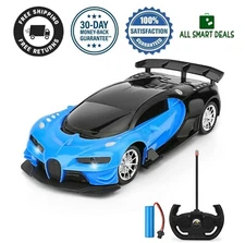 Carro A Control Remoto Bugatti Chiron Para Niños Y Grandes Bateria Recargable