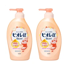 Biore U Body Wash Moisturizing with Pump 480ml 2 Packs- Moisturizing *USA seller