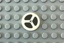 LEGO 2x2 Round Tile Film Music Computer Reel to Reel Tape