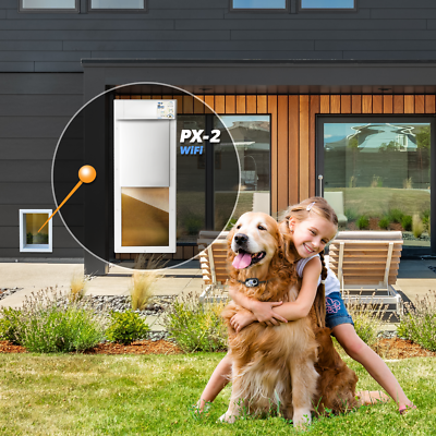 Power Pet Electronic Pet Doors For Dogs High Tech Pet 8-1/4 X 10 Power