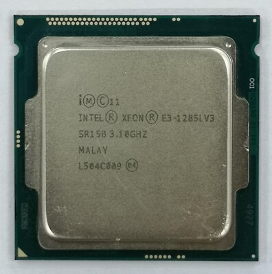 Intel Xeon E3-1285L v3 Processor LGA 1150 Integrated graphic 4 Cores 65W TDP CPU