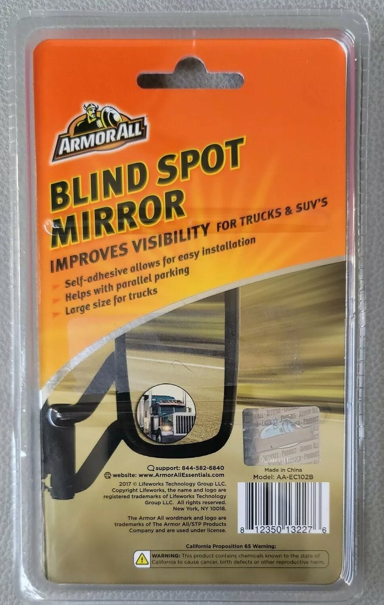 ArmorAll Blind Spot Mirror SIDE VIEW Visibility CARS Trucks SUV