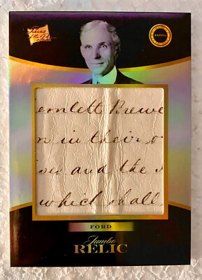 2024 Pieces of the Past 1800's Ed. Henry Ford Jumbo Hand Written Document (b)