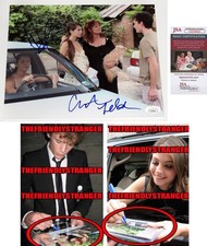 Anton Yelchin & Willa Holland signed 8x10 Photo EXACT PROOF Rare JSA COA