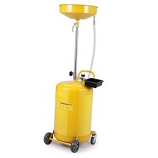 20 Gallon Waste Oil Drain Tank Portable Air Operated Oil Drainer with