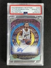 2022-23 Topps Bowman University Inception Victor Wembanyama RC Auto PSA 9/10