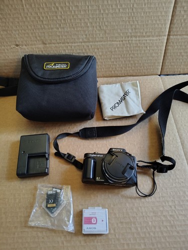 Sony Cyber-shot DSC-H10 8.1MP Digital Camera - Black Works w/2 ...
