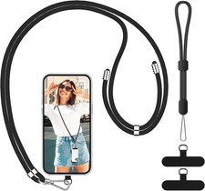 SS Cell Phone Lanyard, Adjustable Phone Lanyard Crossbody Neck Strap  Phone ...