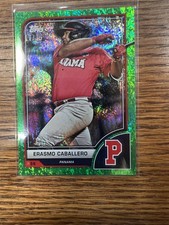2023 Topps World Baseball Classic #5 Erasmo Caballero Green Sparkle Foil #/75