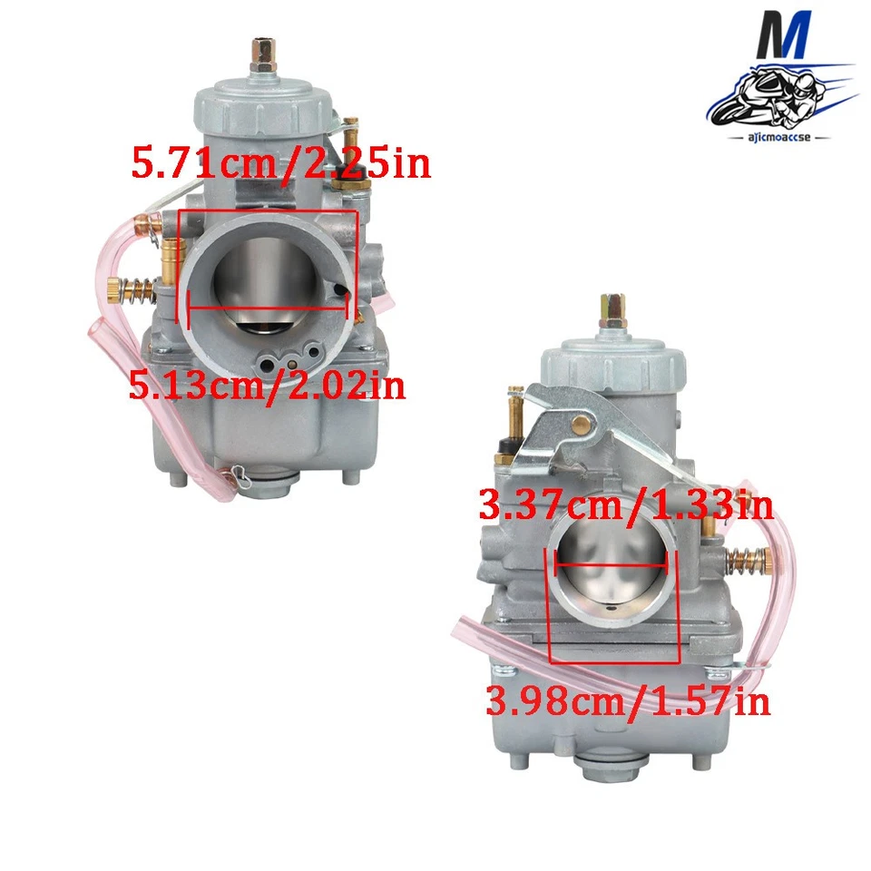 Carburador para Suzuki YZ125 1975-1984 RM125 1975-1981 34 mm Foto 2 de 4