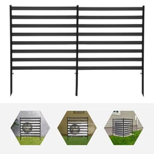 2-Panel Outdoor Air Conditioner Fence Rectangular Privacy Fence Panel 130*98.5cm