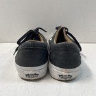 Vans Old Skool Black Leather White Stripe Skate Shoes Men's 6.5 Women's 8 — photo 4