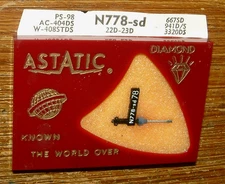 Stereo Turntable NEEDLE N778sd for BSR Tetrad 22D 23D, EV3320DS M854-DS73 PS-98