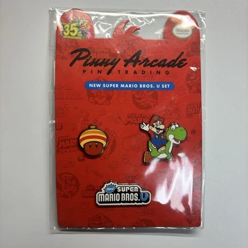 Super Mario Bros 35th Anniversary Pins Nintendo Licensed Unopened