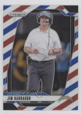 2024 Panini Prizm Red White & Blue Prizm Jim Harbaugh #163 v6g
