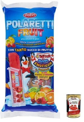 12x Dolfin Polaretti Fruit Eis 400ml+Polpa