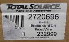 TOTAL SOURCE 2720696 Broom 48" 8 DR Proex/Wire NEW