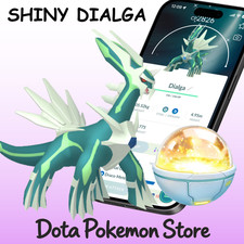 Pok mon PTC Go Shiny Dialga Mini PTC 20k Stardust Optional Lucky Trinket