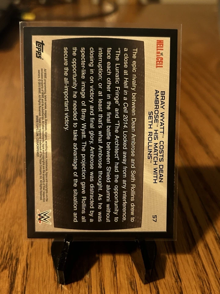 2015 WWE Road to Wrestlemania #57 Bray Wyatt - Image 2 of 2