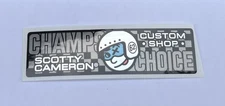 Scotty Cameron Custom Shop Champs Choice Johnny Racer Shaft Band Label - New
