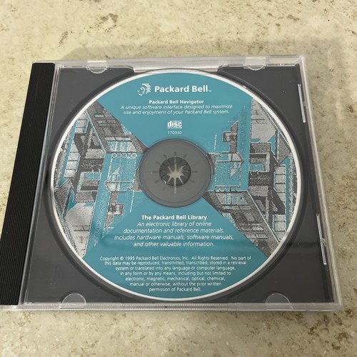 Packard Bell Navigator Library CD ROM Online Documentation Reference 1995